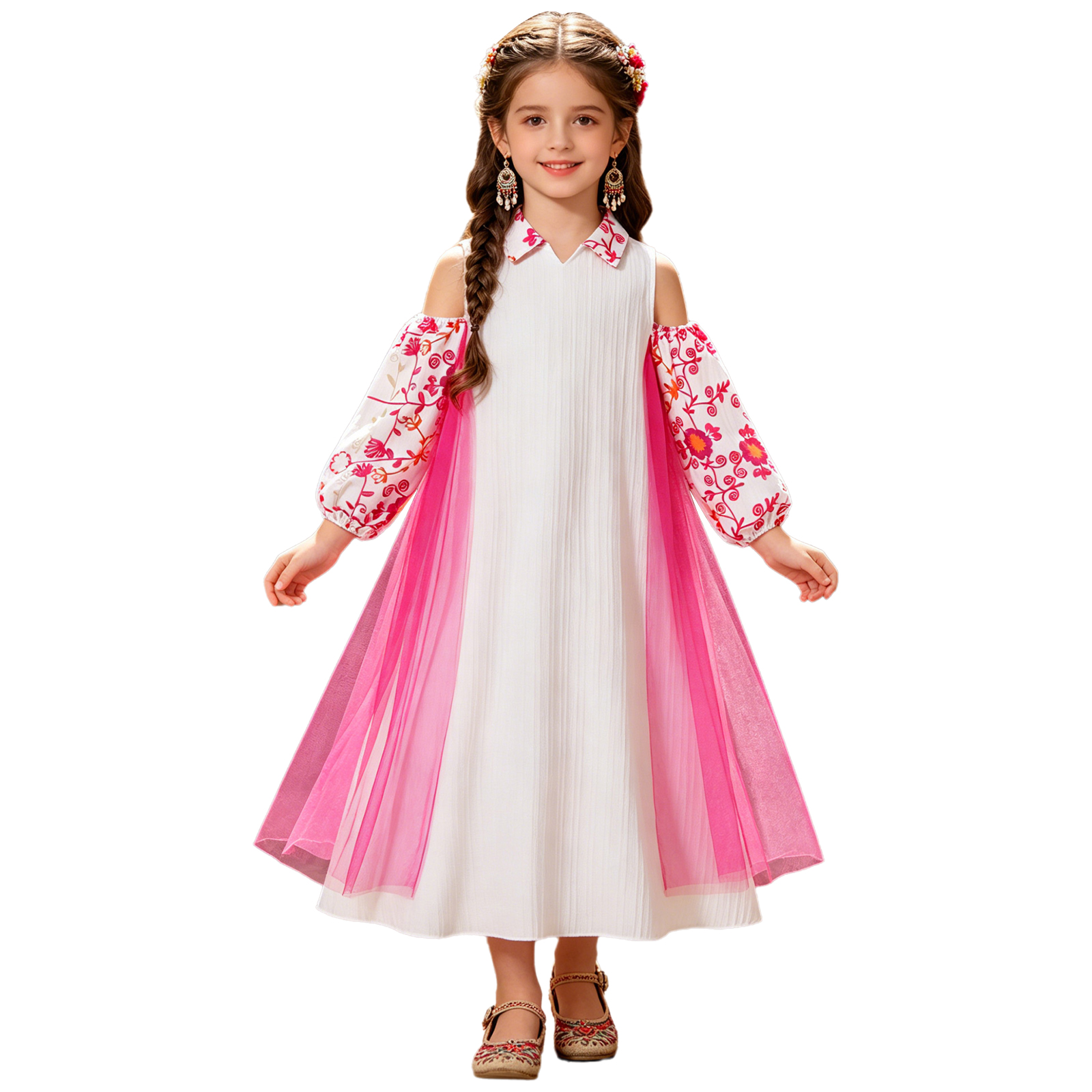Girl Long Sleeve Mesh Patchwor - Ethnic Clothing & Online Fashion Store Khaadi Us reseña y precio
