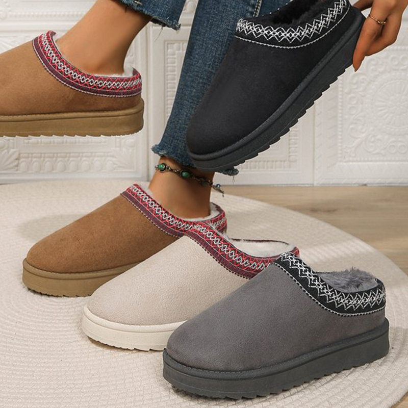 Women's Snow Boots Casual Slip - Ethnic Fashion Online reseña y precio