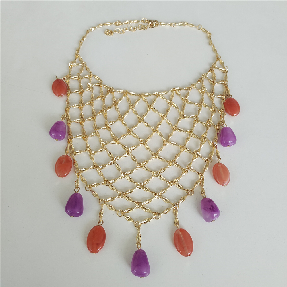 Trend Golden Metal Grid Large  - Indian Ethnic Fashion Trends 2025 reseña y precio