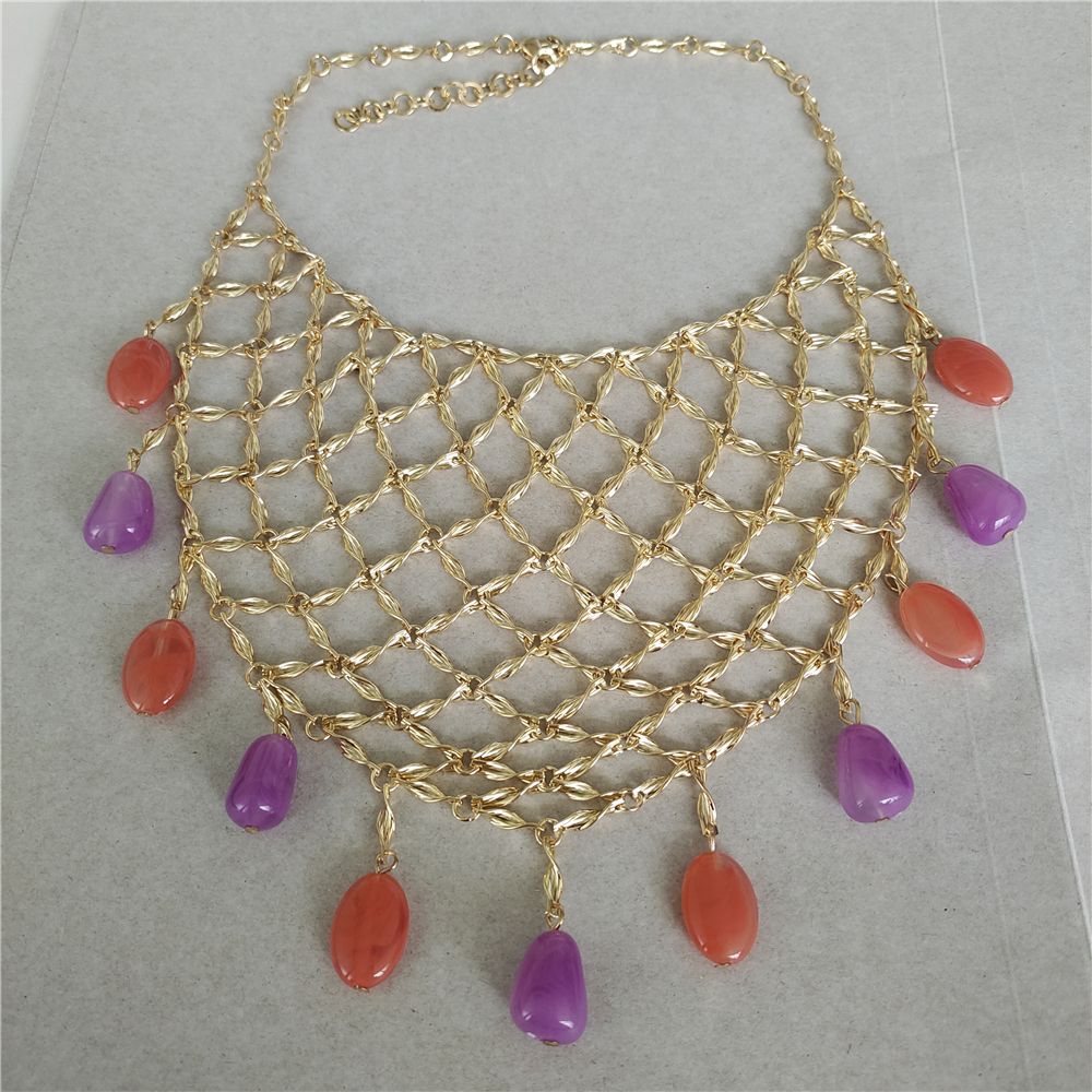 Trend Golden Metal Grid Large  - Indian Ethnic Fashion Trends 2025 reseña y precio