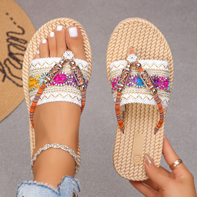 Women Slippers Outdoor Handwov - Ethnic Modern Fashion reseña y precio
