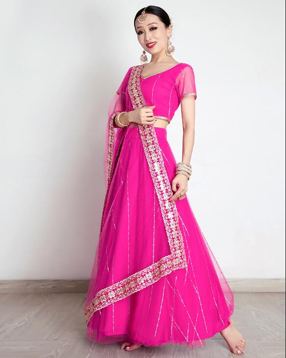 India Women's Saree  Embroider - Saree Georgette Women reseña y precio