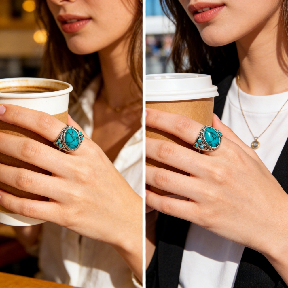 Instagram Trendy Turquoise Rin - Ethnic Fashion Instagram reseña y precio